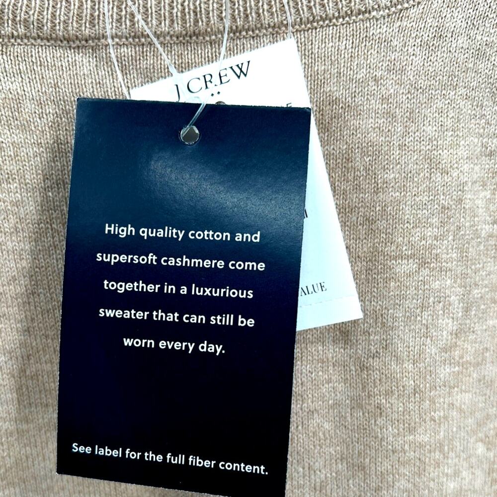 J.CREW Cotton-Cashmere Sweater NWT - Picture 5 of 8